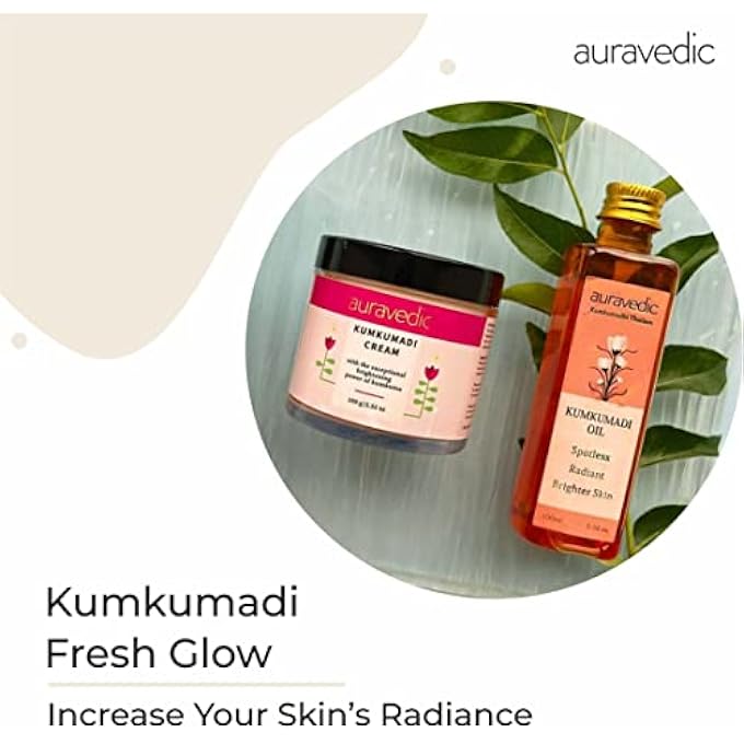 Auravedic KUMKUMADI NIGHT CREAM & OIL (COMBO OF 2) - Image 2